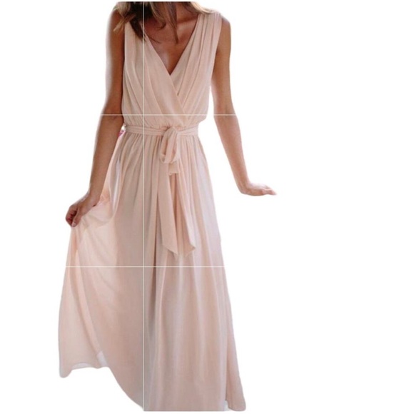 Ceremony by Joanna August Dresses & Skirts - Joanna August Ceremony Soft Pink Maxi Dress Size Medium GUC